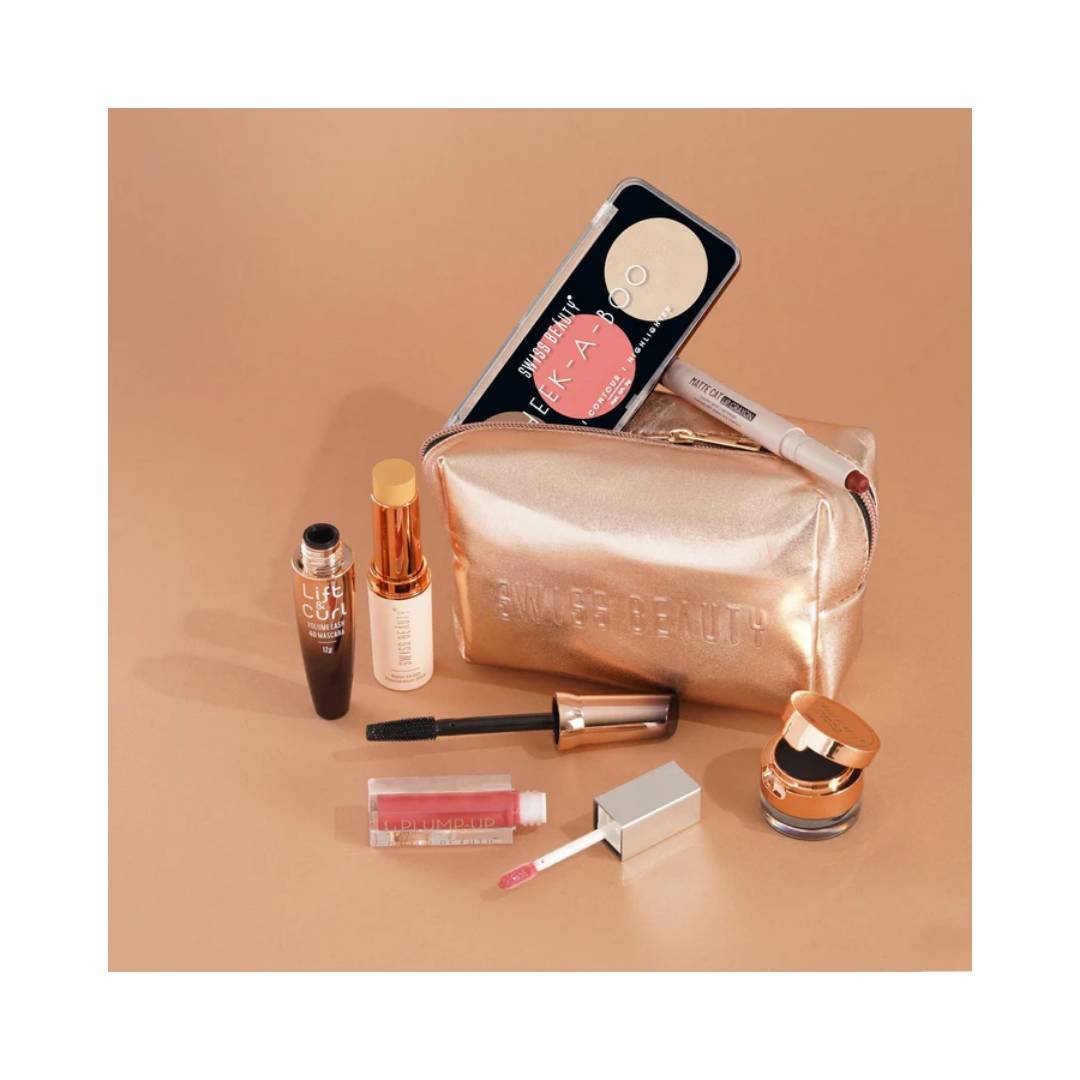 Travel makeup kit top